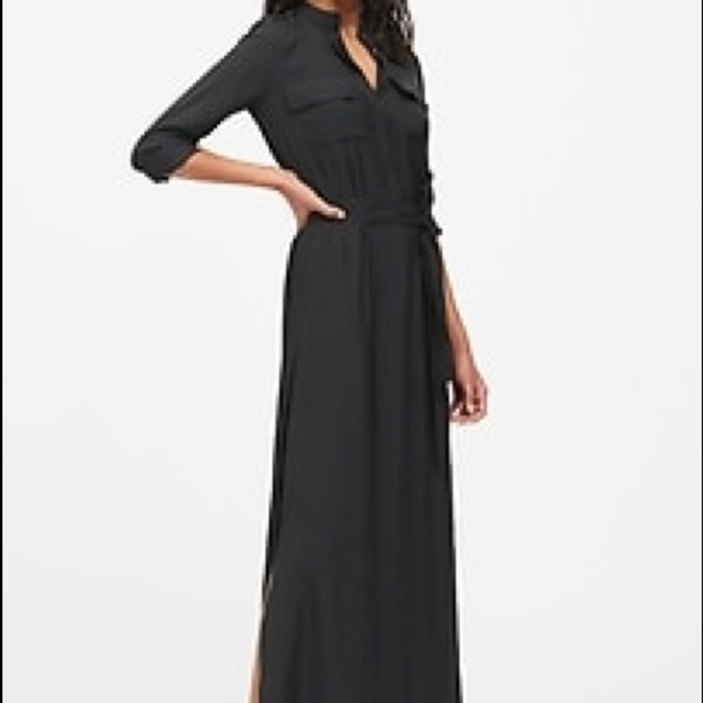 NWOT Banana Republic Utility Maxi Shirt Dress